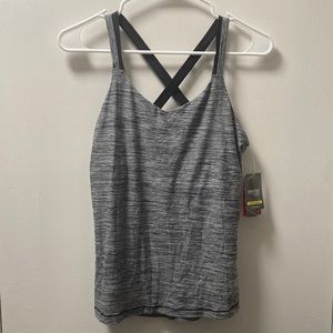 NWT Danskin Now Performance Semi-Fitted Tank with Bra